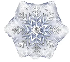 18" Prism Pattern Snowflake Balloon