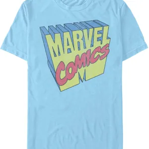 3D Logo Marvel Comics T-Shirt