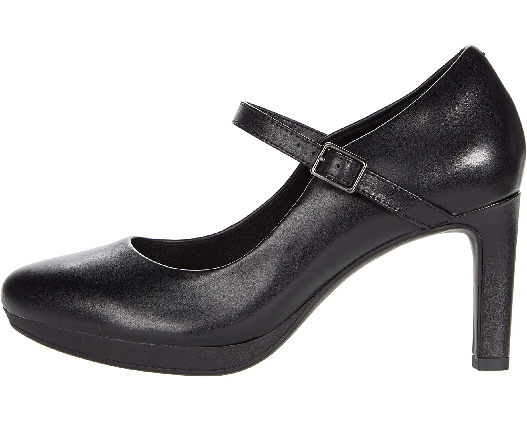 Ambyr Shine Clarks heels, leather