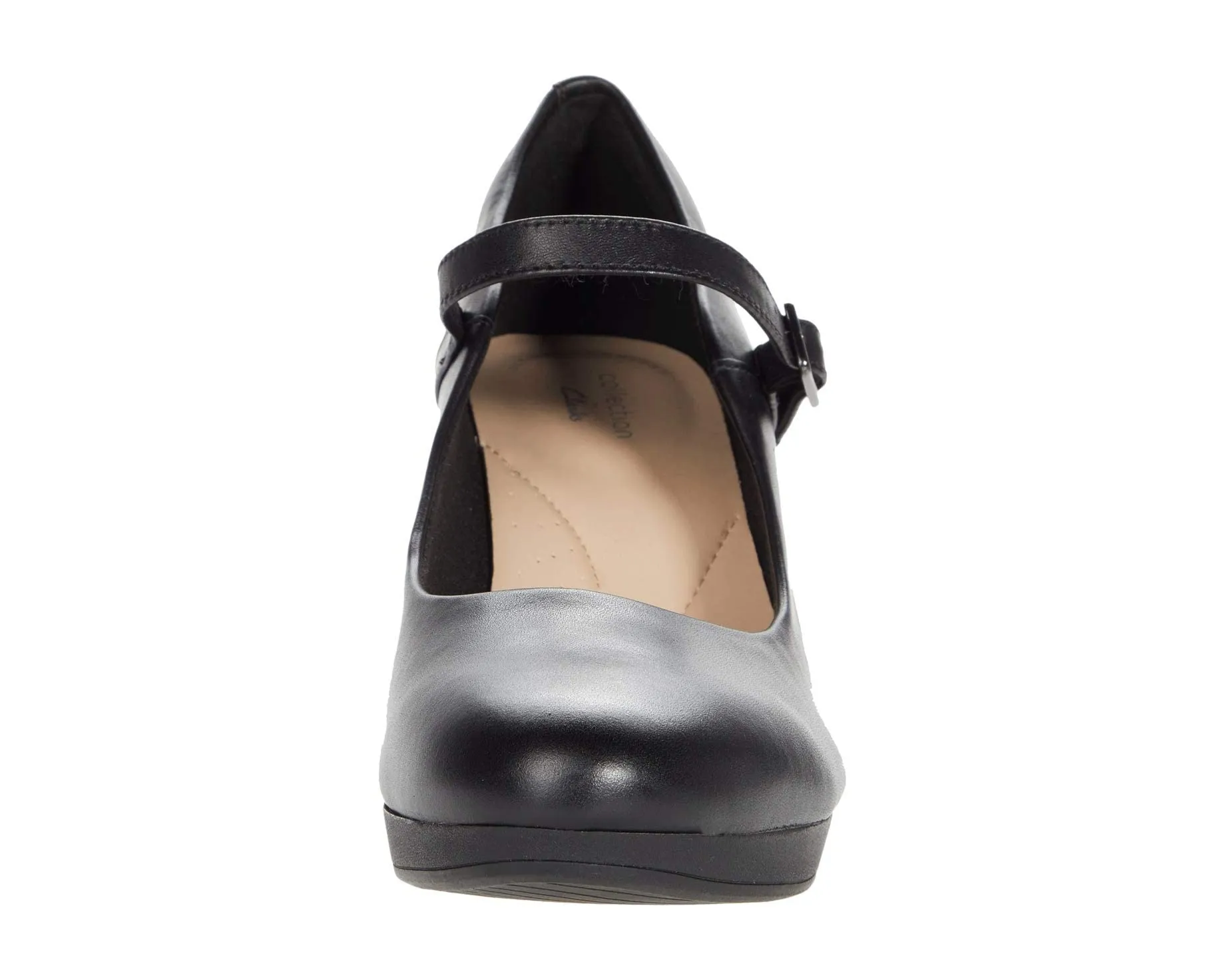 Ambyr Shine Clarks heels, leather