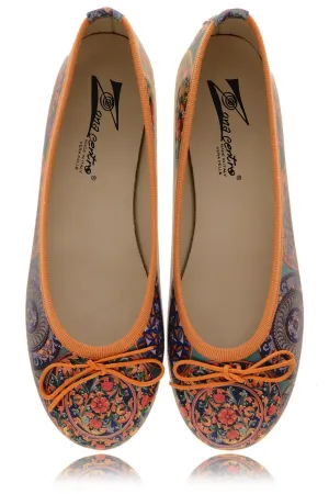 ANTONELLA PIATTI VERDI Printed Ballerinas