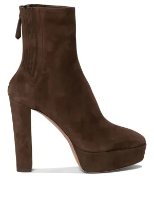 Aquazzura Saint Honorè Plateau 120 Ankle Boots