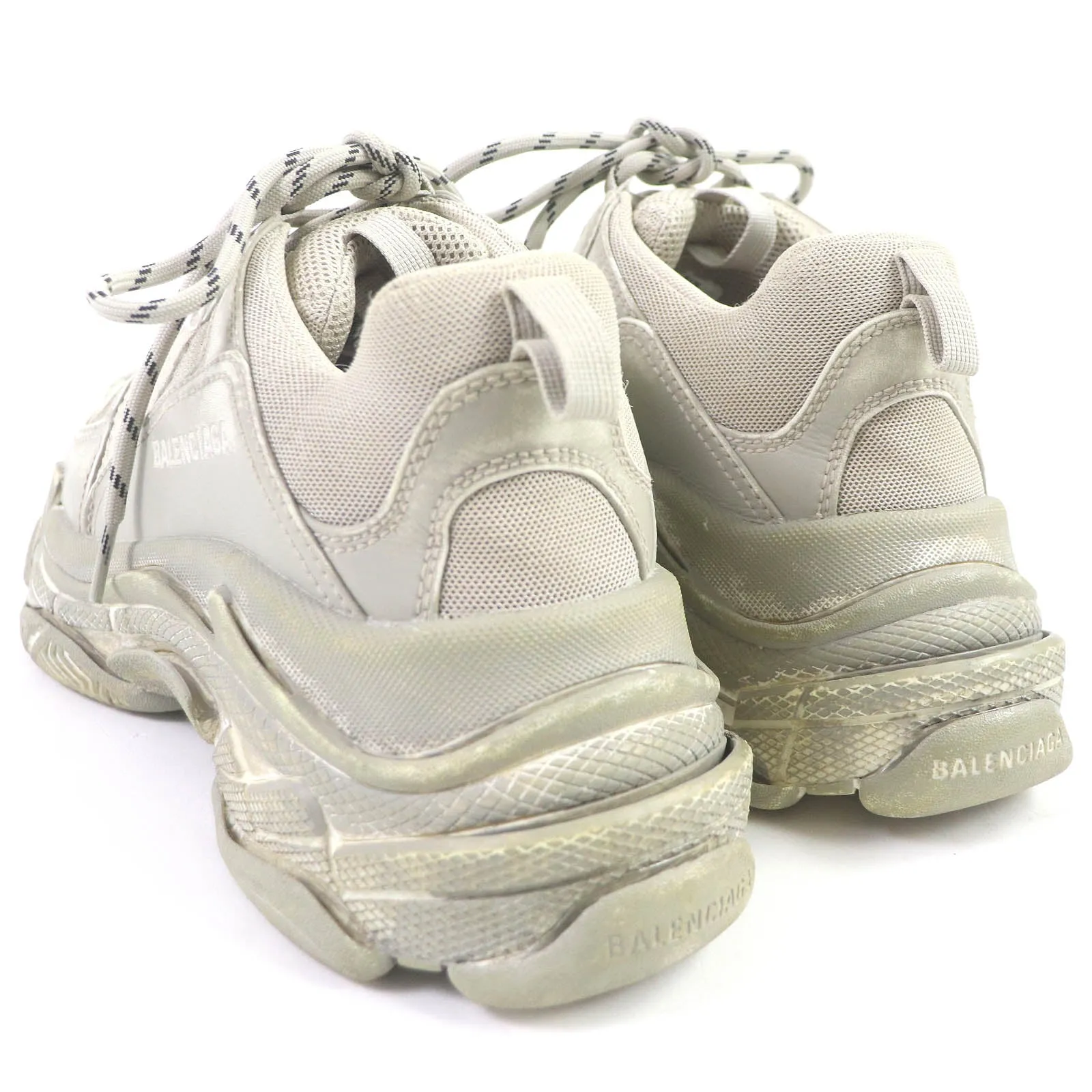 Balenciaga Triple S Distressed Dad Shoes