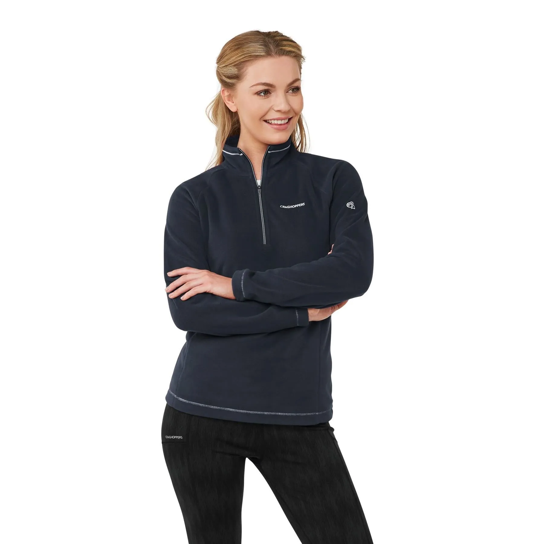 Craghoppers Miska V Womens Half Zip Long Sleeved Fleece