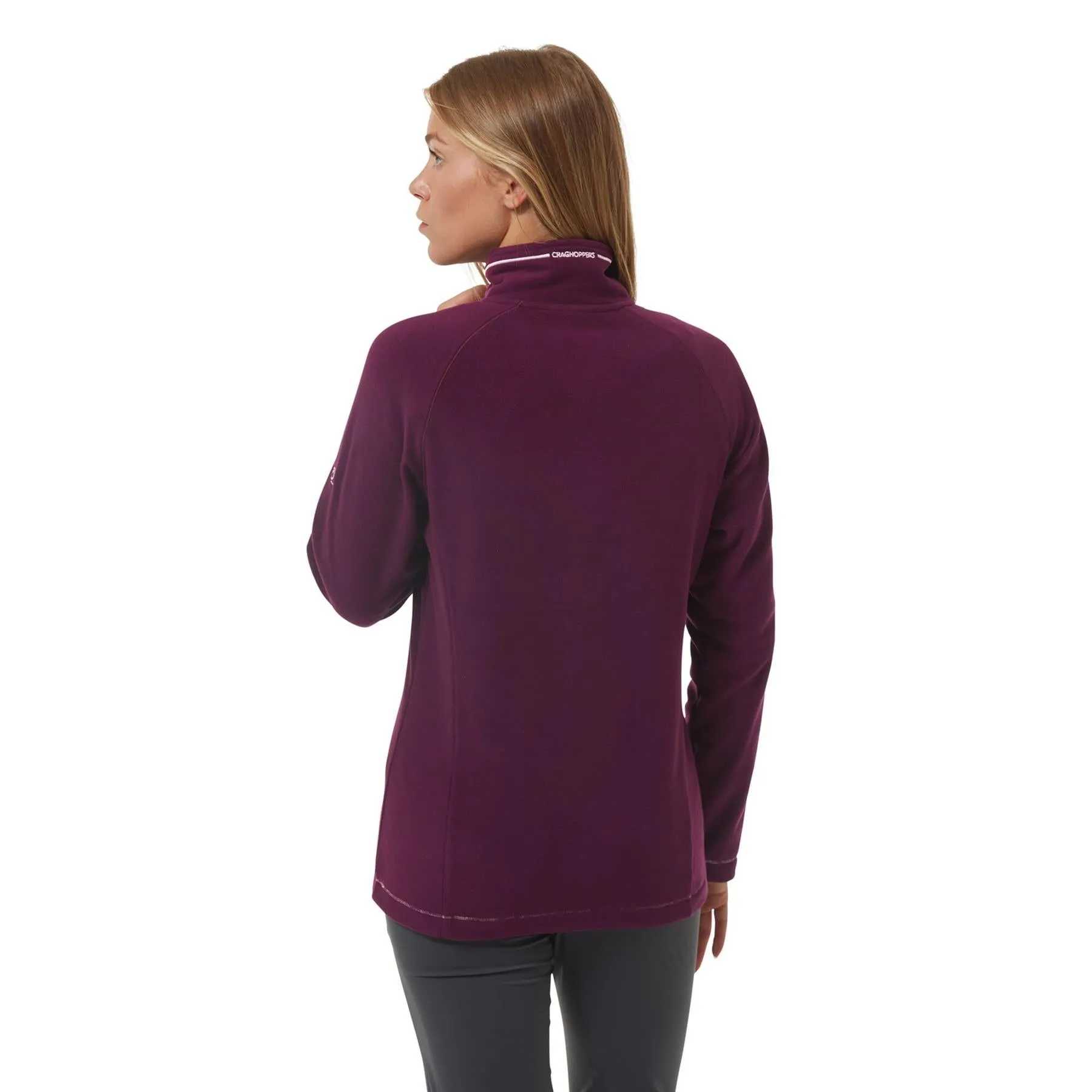 Craghoppers Miska V Womens Half Zip Long Sleeved Fleece