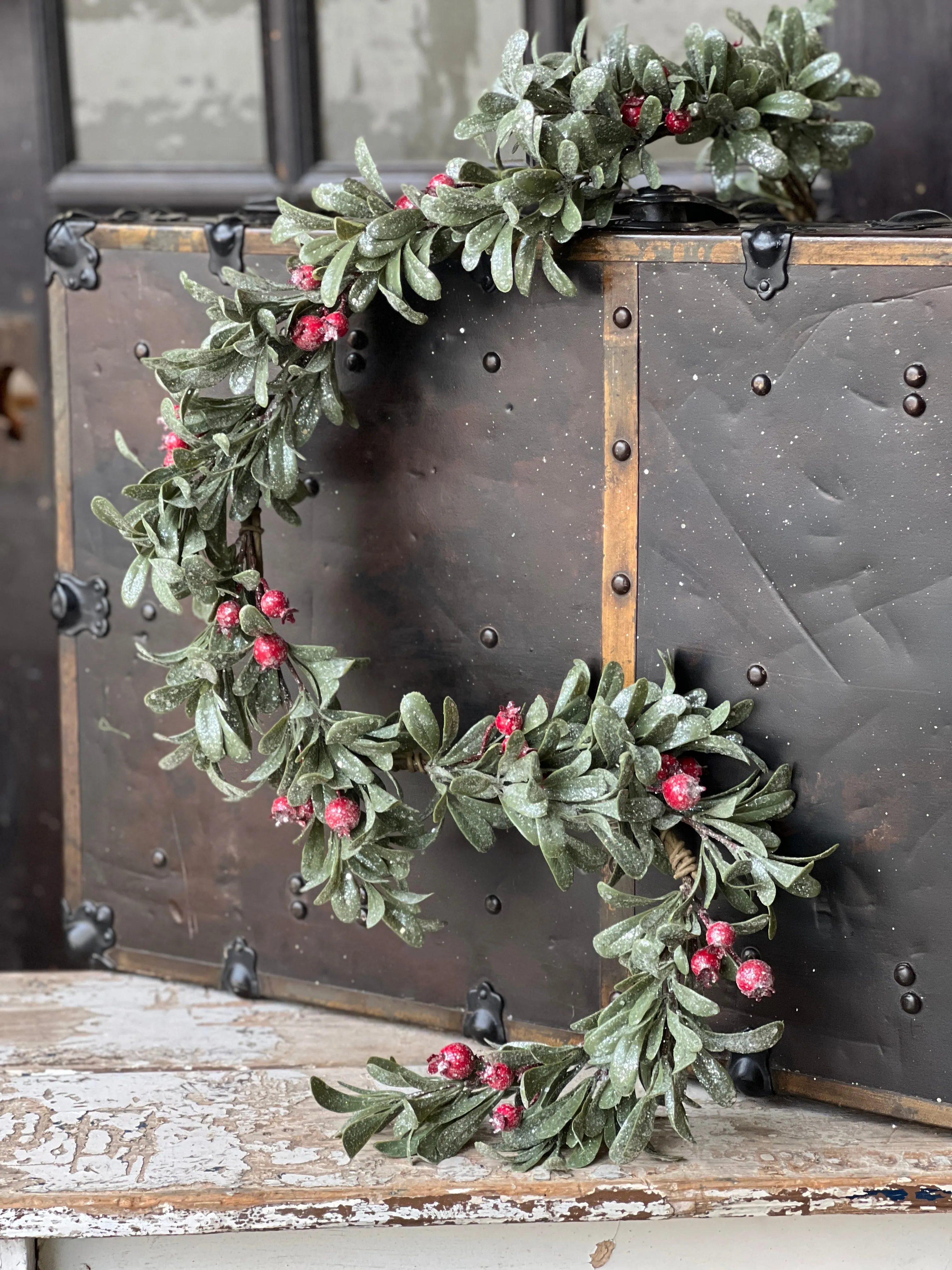 Crystalline Mistleberry Garland | 5' | CASE PACK    CLEAN UP SPECIAL! From $8.95