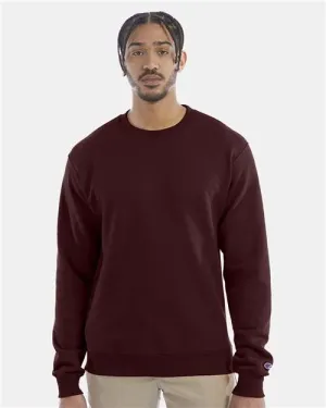 Custom Embroidered - Champion - Powerblend® Crewneck Sweatshirt - Maroon - S600