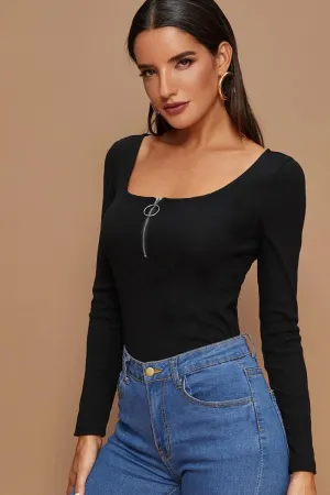 Deep Neck Top