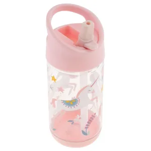 Flip Top Bottle Pink Unicorn