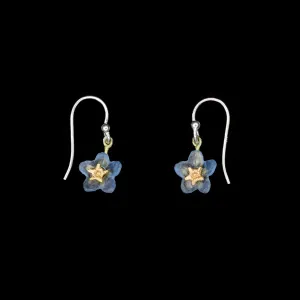 Forget Me Not Earrings - Single Flower Wire