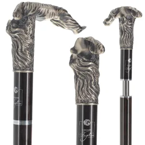 French Aphrodite Sword-Cane: Intricate Design & Stamina Wood