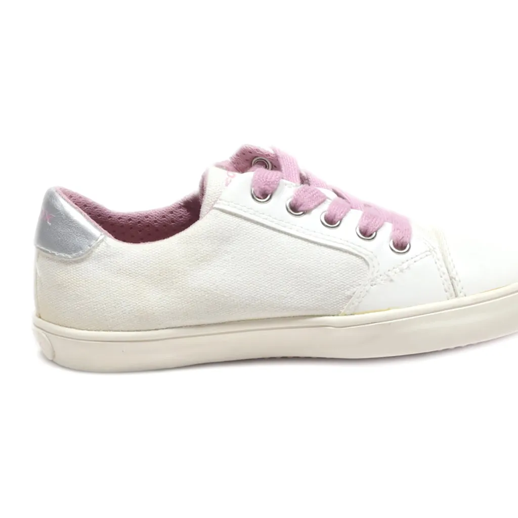 Geox Sneakers Canvas White Colour For Kids