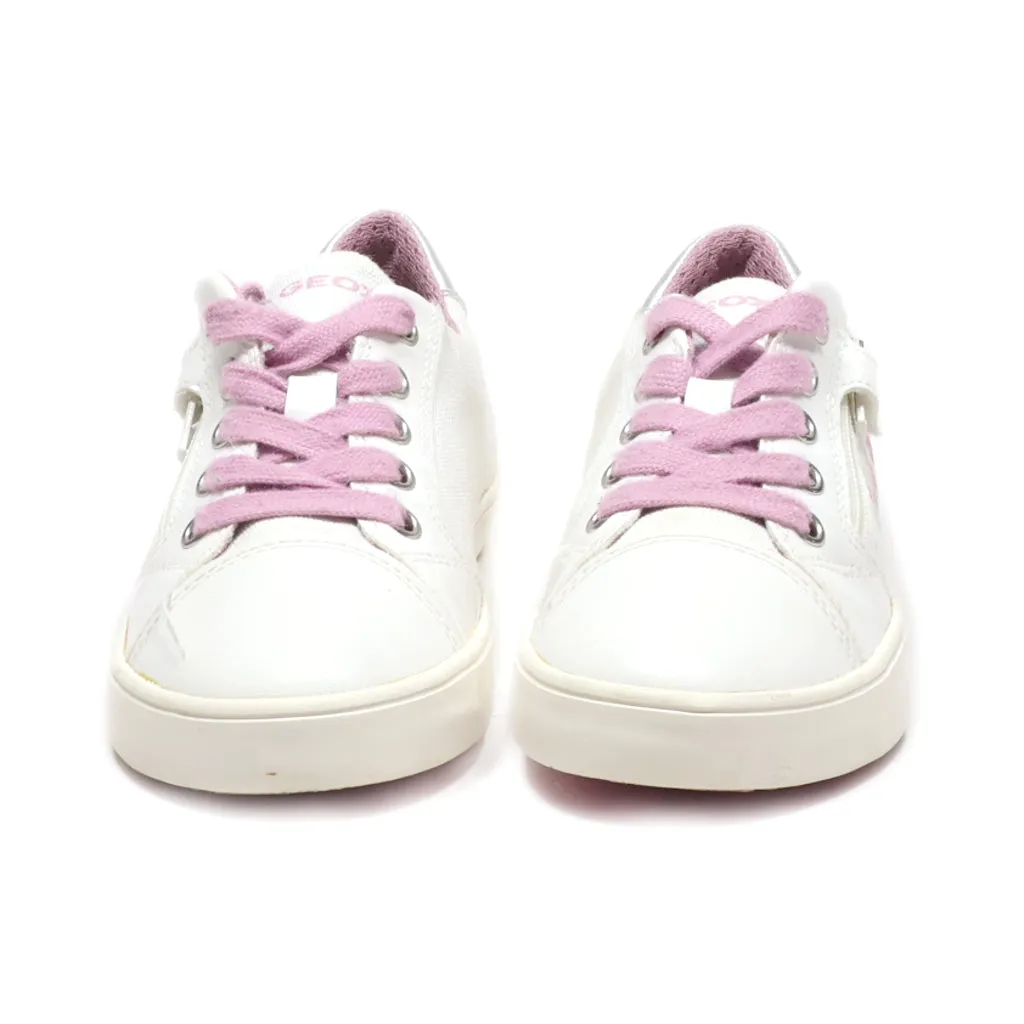 Geox Sneakers Canvas White Colour For Kids