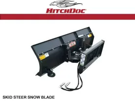 HITCH-DOC multi purpose angle blade for skid steer loaders