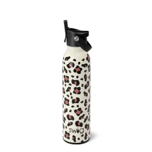 Luxy Leopard Flip   Sip Bottle 20oz