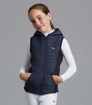 Mini Lamera Girl's Hybrid Riding Gilet Navy