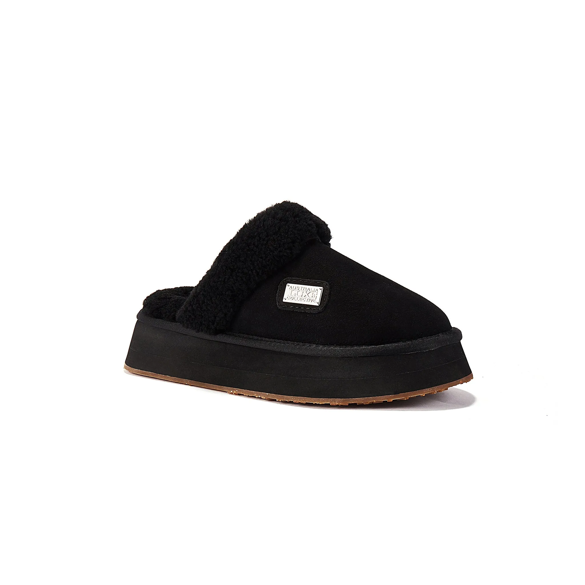 MULE PLATFOAM SUEDE BLACK