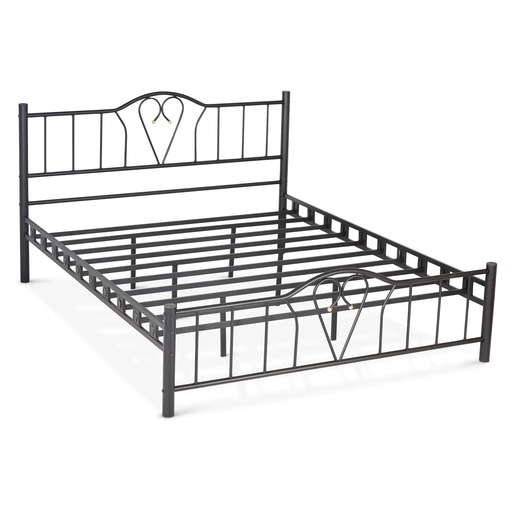 Orkide Metal 5FT King Size Bed Frame - Black