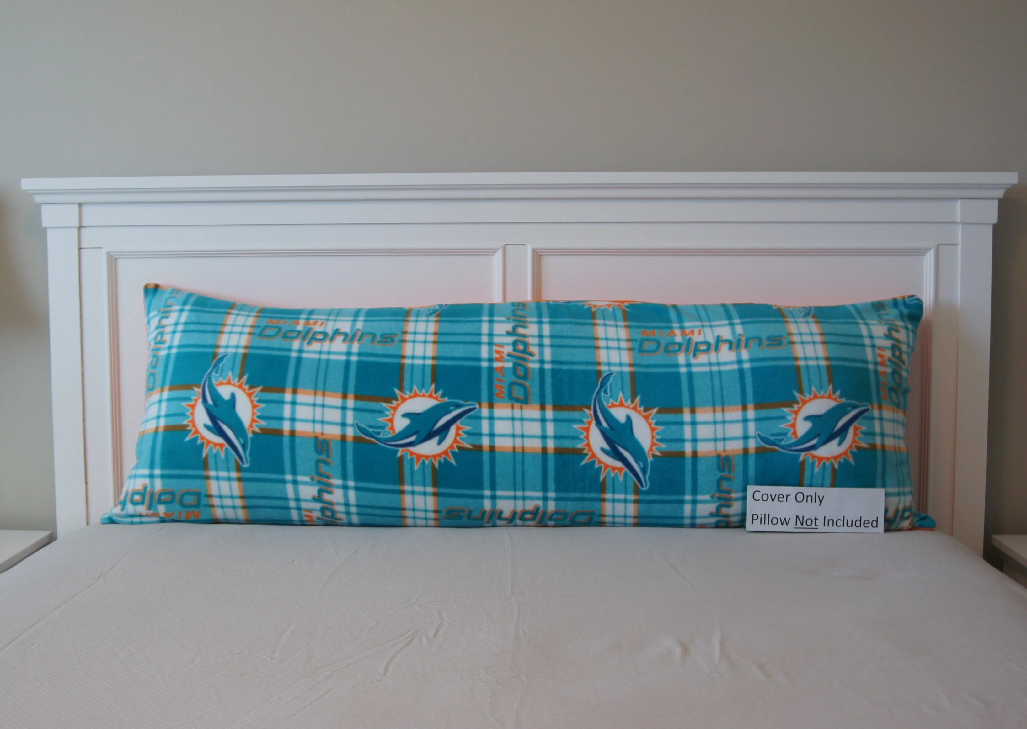 Pillows - Body Pillow Cover - Brand Loyalty - NFL - Miami - Dolphins