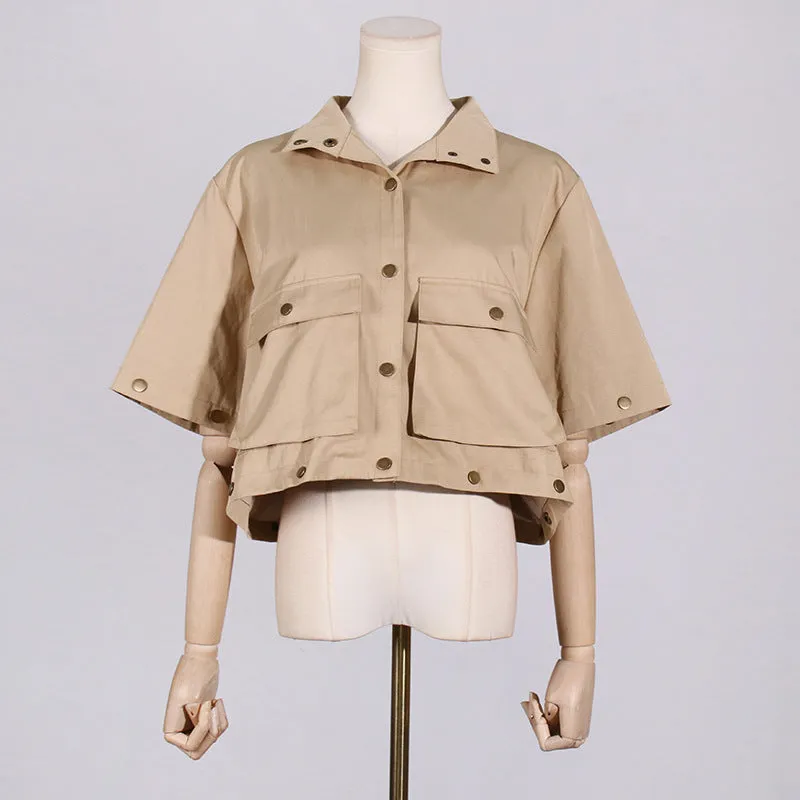 Pre Order:  Trendy Detachable Beige Suit