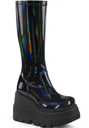 SHAKER-65 [Black Holo] | PLATFORM BOOTS [PREORDER]