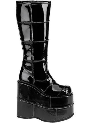 STACK-301 [Black] | PLATFORM BOOTS [PREORDER]