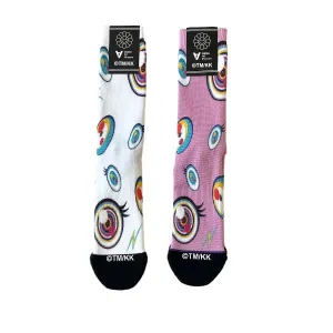 Takashi Murakami Jellyfish Eyes Socks