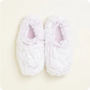 *Warmies Slippers Marshmallow Lavender