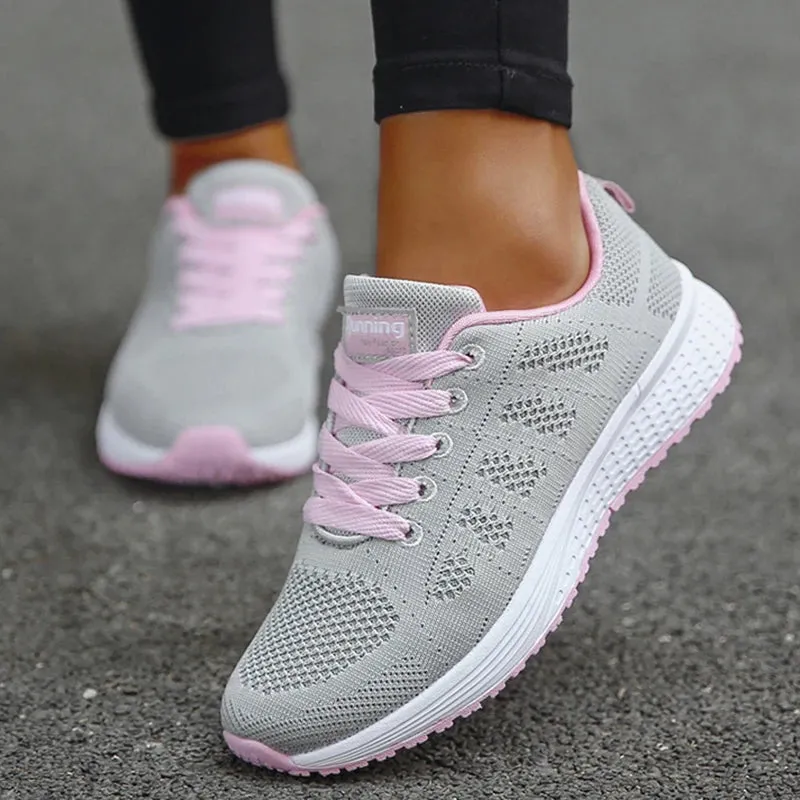 Women Flats Fashion Lightweight Shoes Women Lace Up Nurse Shoes Round Toe Sneakers Women Shoe Walking Shoes Woman Plus Size